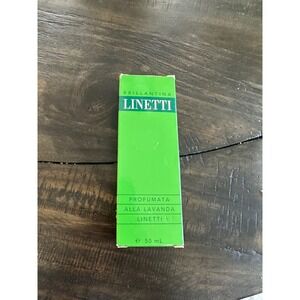 Linetti Brilliantina Profumata‎ Alla Lavanda Lavender Perfume Italy 50 mL used